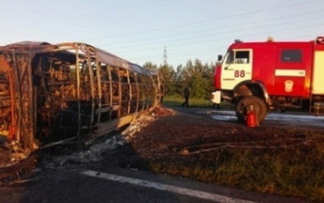 Самарская компания по пассажирским перевозкам отделалась штрафами за 14 сгоревших в автобусе пассажиров